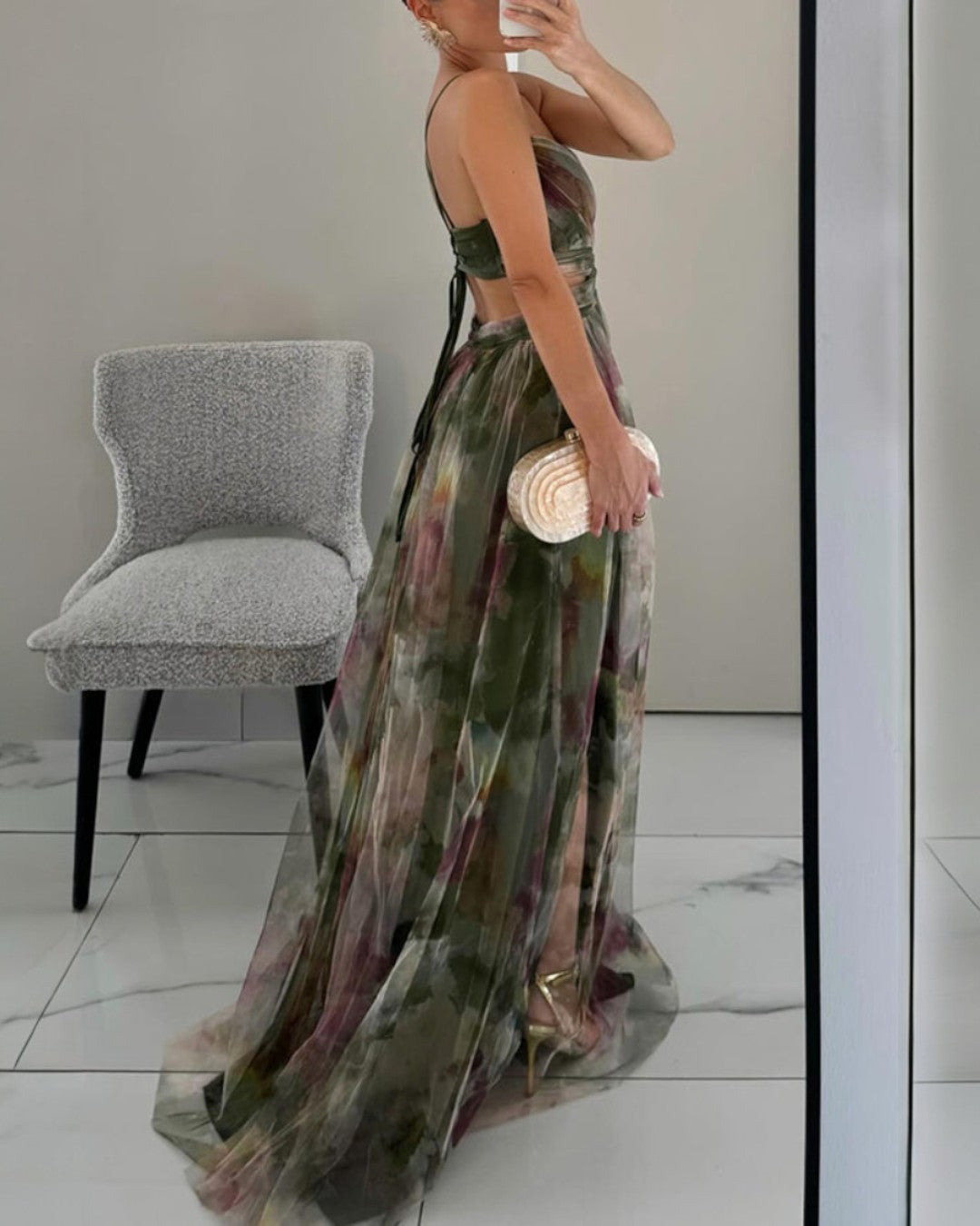Lefèvre | Robe Maxi Élégance Florale (ÉDITION LIMITÉE!)