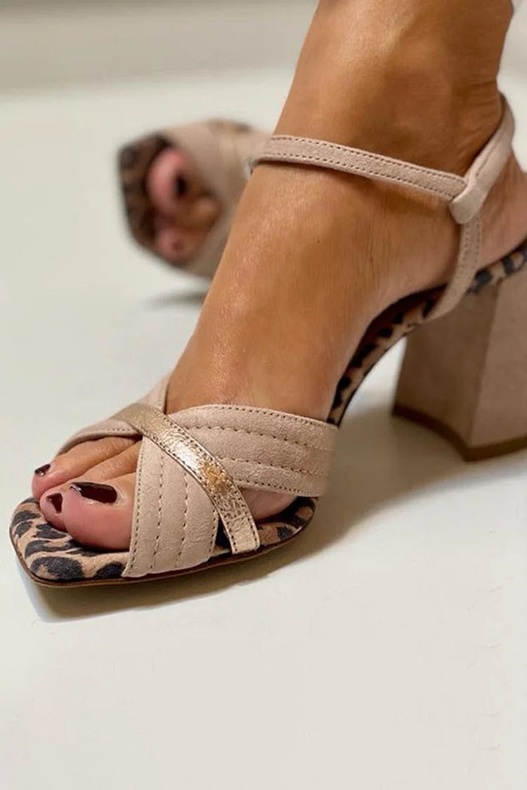 Lorrie | Sandales à Talon Croisé