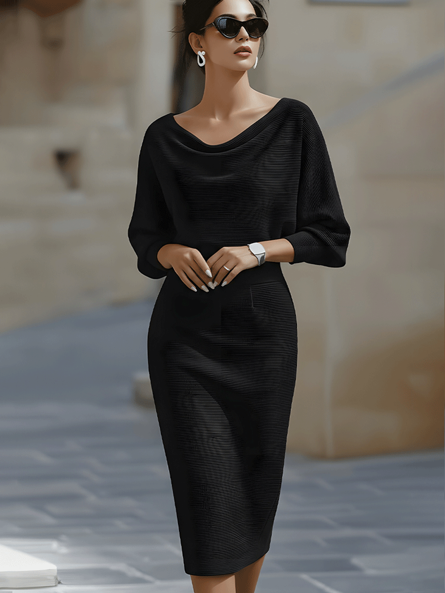 Lydia | Robe Midi Élégante pour Tous les Jours