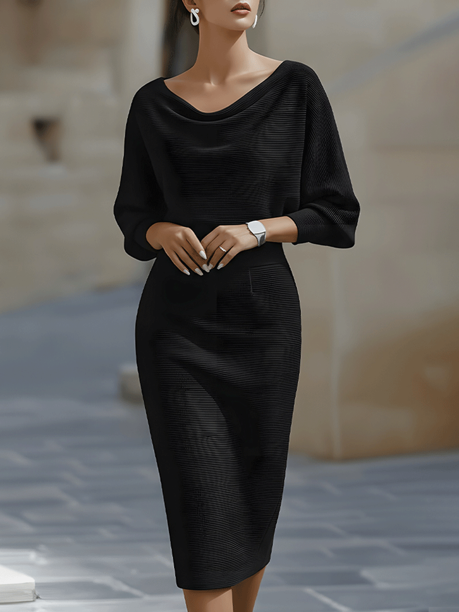 Lydia | Robe Midi Élégante pour Tous les Jours