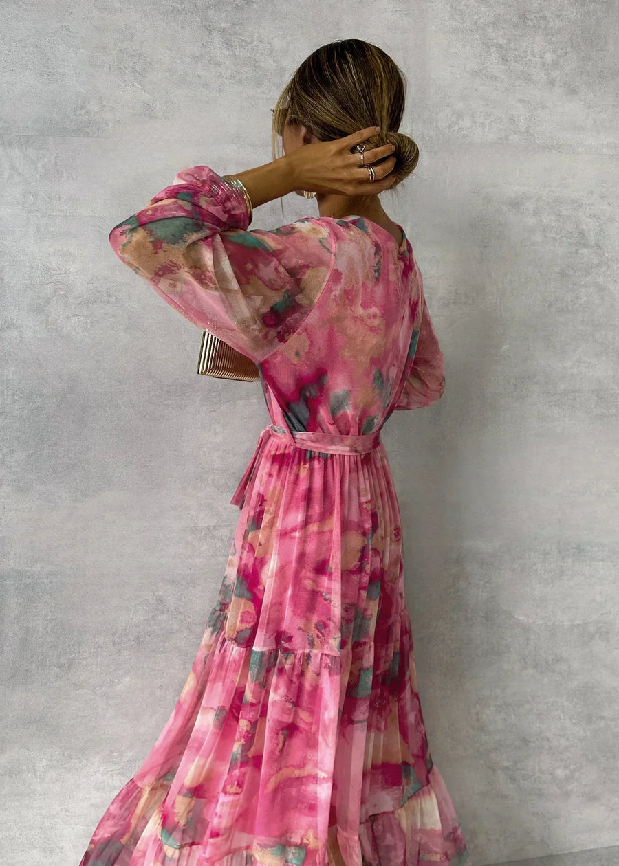 Felicity | Robe Maxi Élegante à Fleurs