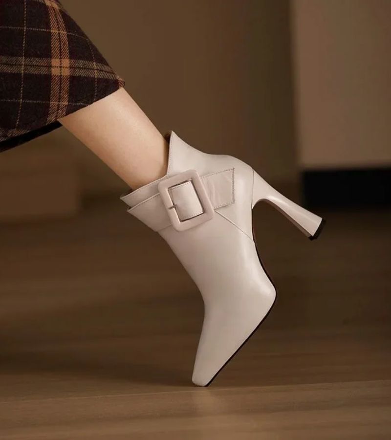 Lefèvre | Bottines Signature à Talon & Boucle Oversize