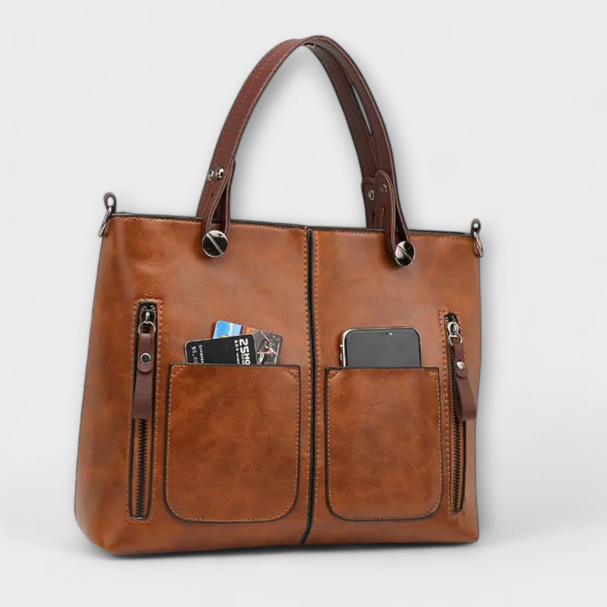 Serenya - Élégant sac à main en cuir