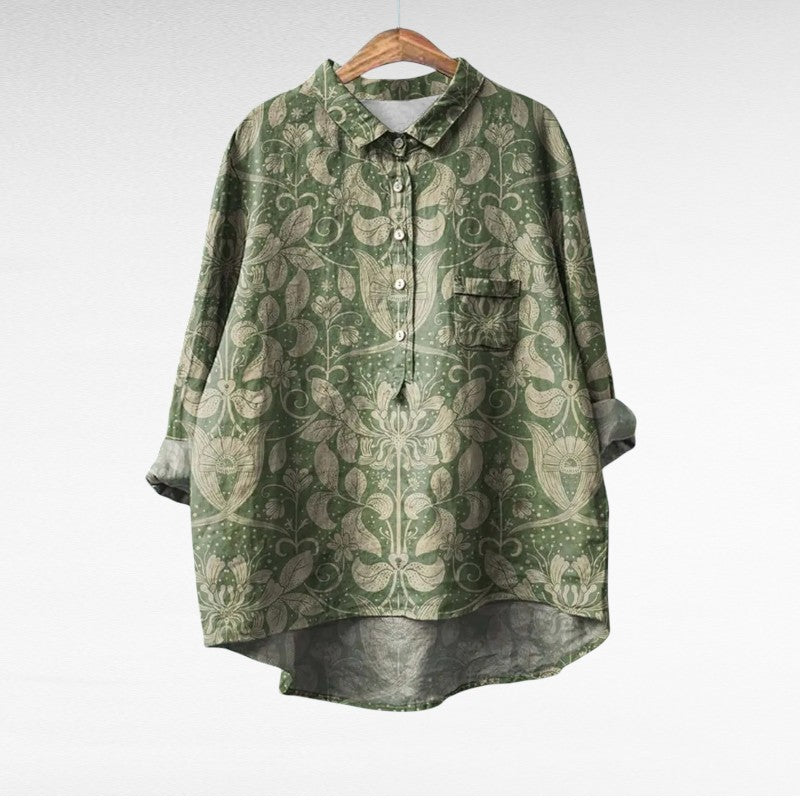 Noémie | Élégante Blouse d'Été en Lin