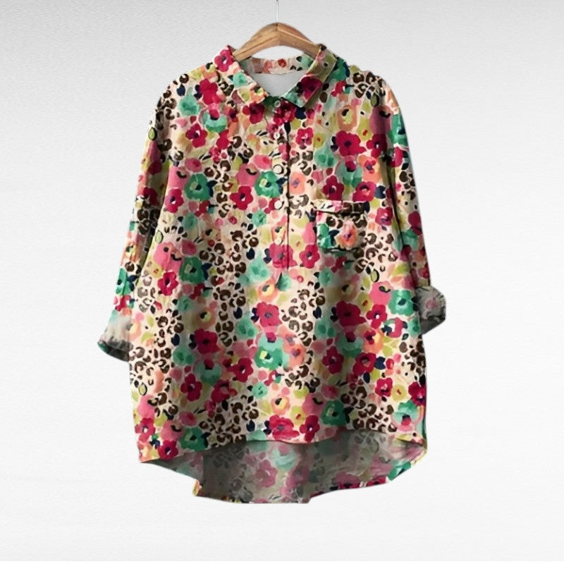 Noémie | Élégante Blouse d'Été en Lin