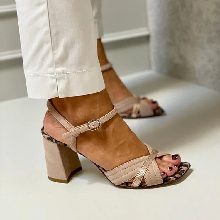 Lorrie | Sandales à Talon Croisé