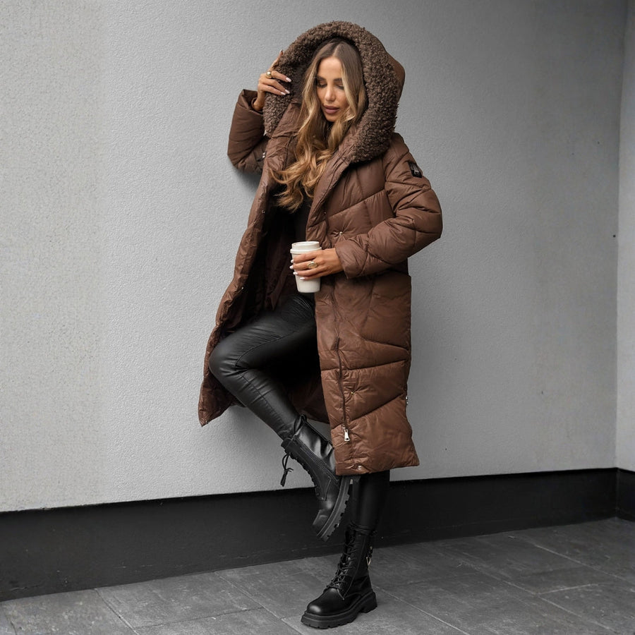 Élise | Manteau d'Hiver Matelassé