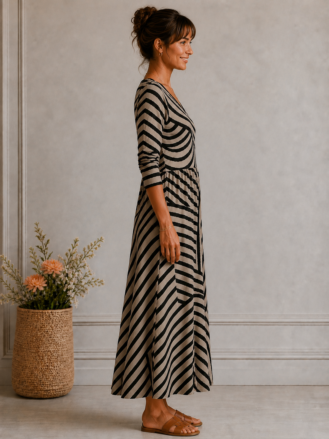 Grace™ - Robe intemporelle dissimulant le ventre