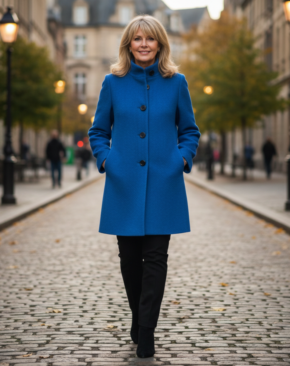 Céleste | Manteau en Laine Classique pour Tous les Jours