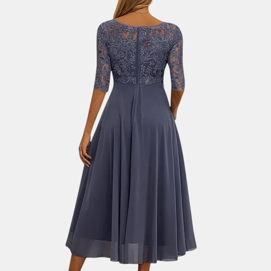 Robe de Soirée Élégante en Dentelle Loreto