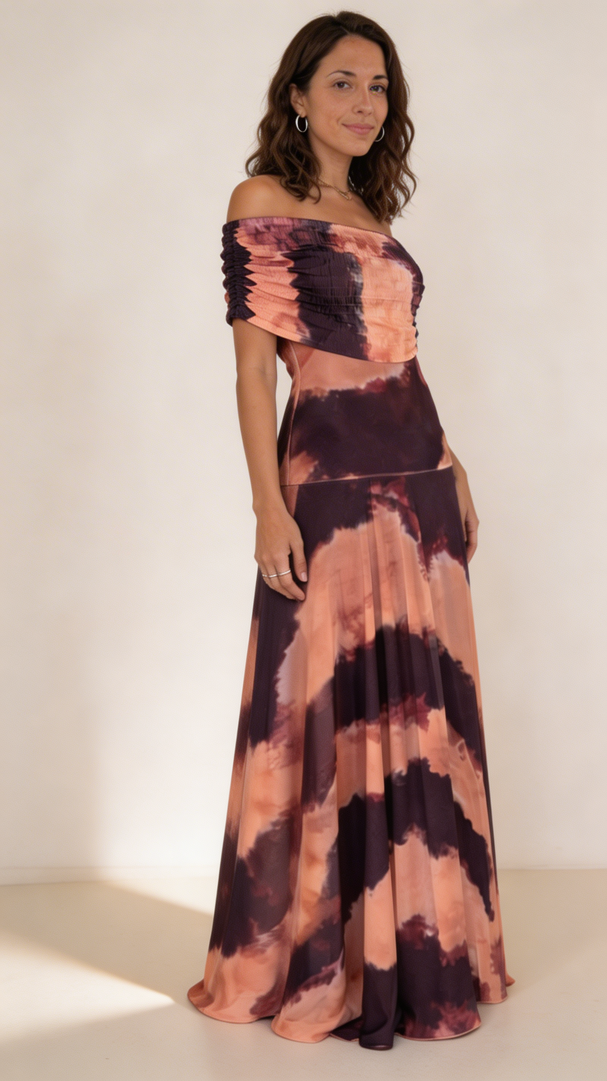 Soleil | Robe maxi tie dye