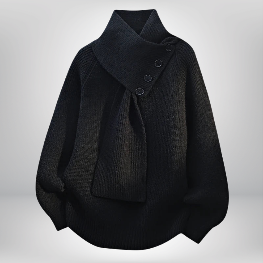 Ivora | Pull à col écharpe confortable