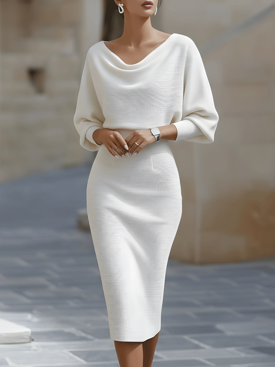 Lydia | Robe Midi Élégante pour Tous les Jours