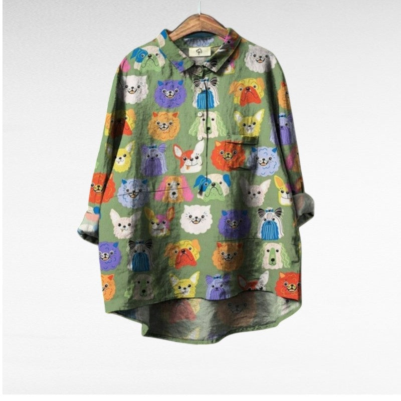 Amélie | Chemise d'Été Élégante en Lin