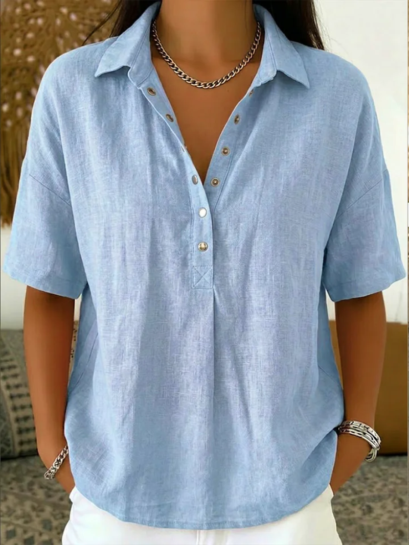Rachel | Blouse à col pour femmes