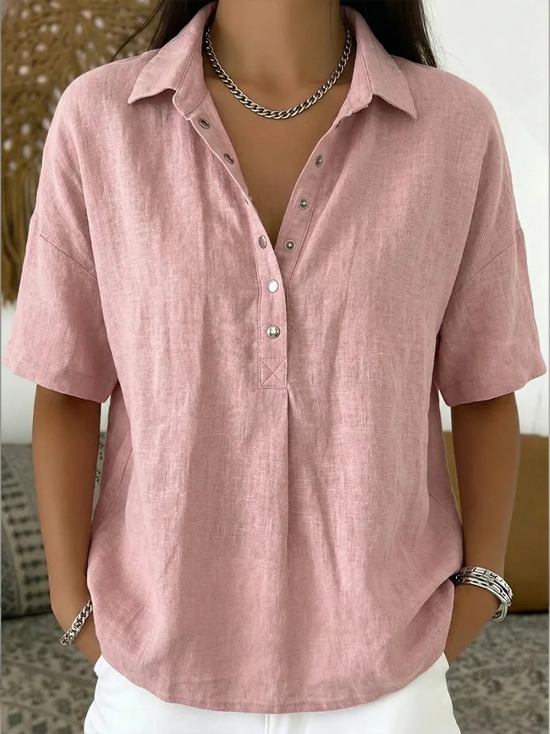 Rachel | Blouse à col pour femmes