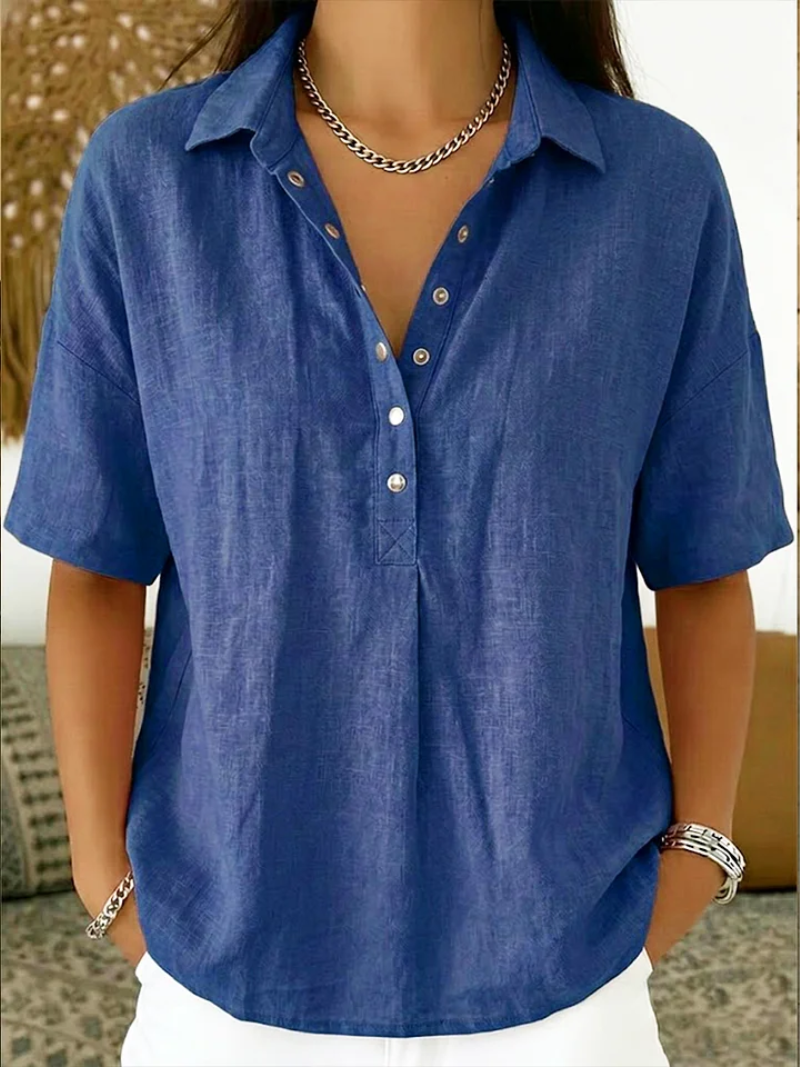 Rachel | Blouse à col pour femmes