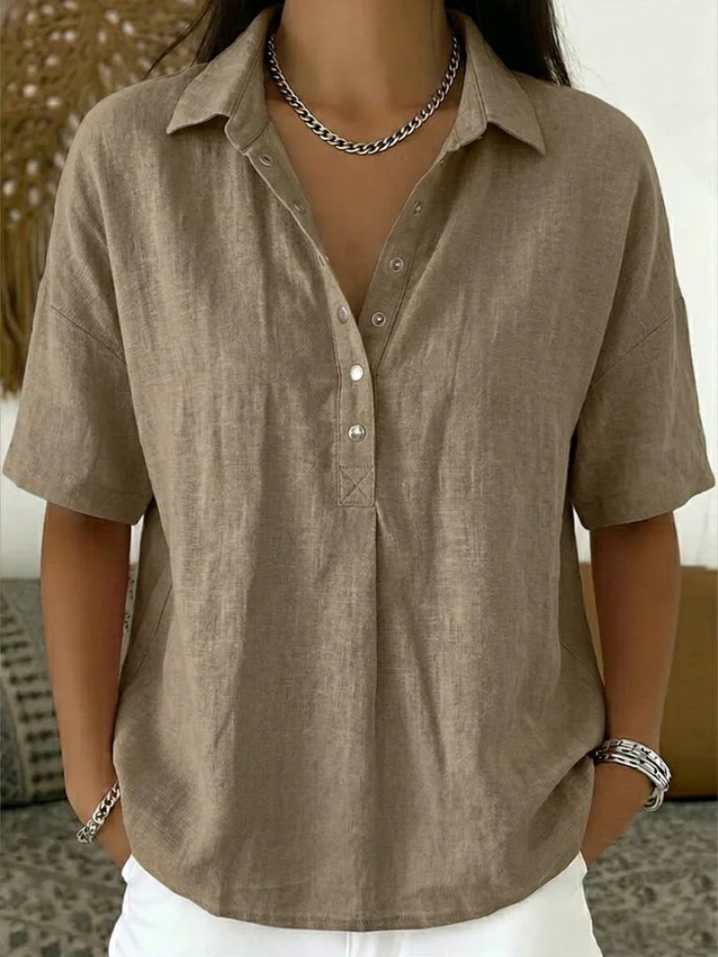 Rachel | Blouse à col pour femmes