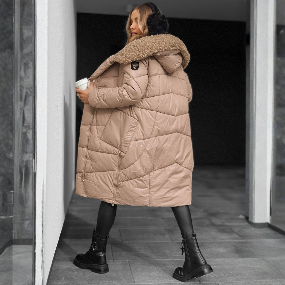 Élise | Manteau d'Hiver Matelassé