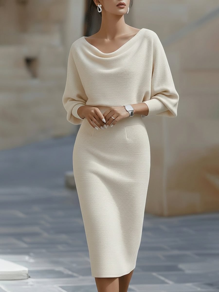 Lydia | Robe Midi Élégante pour Tous les Jours