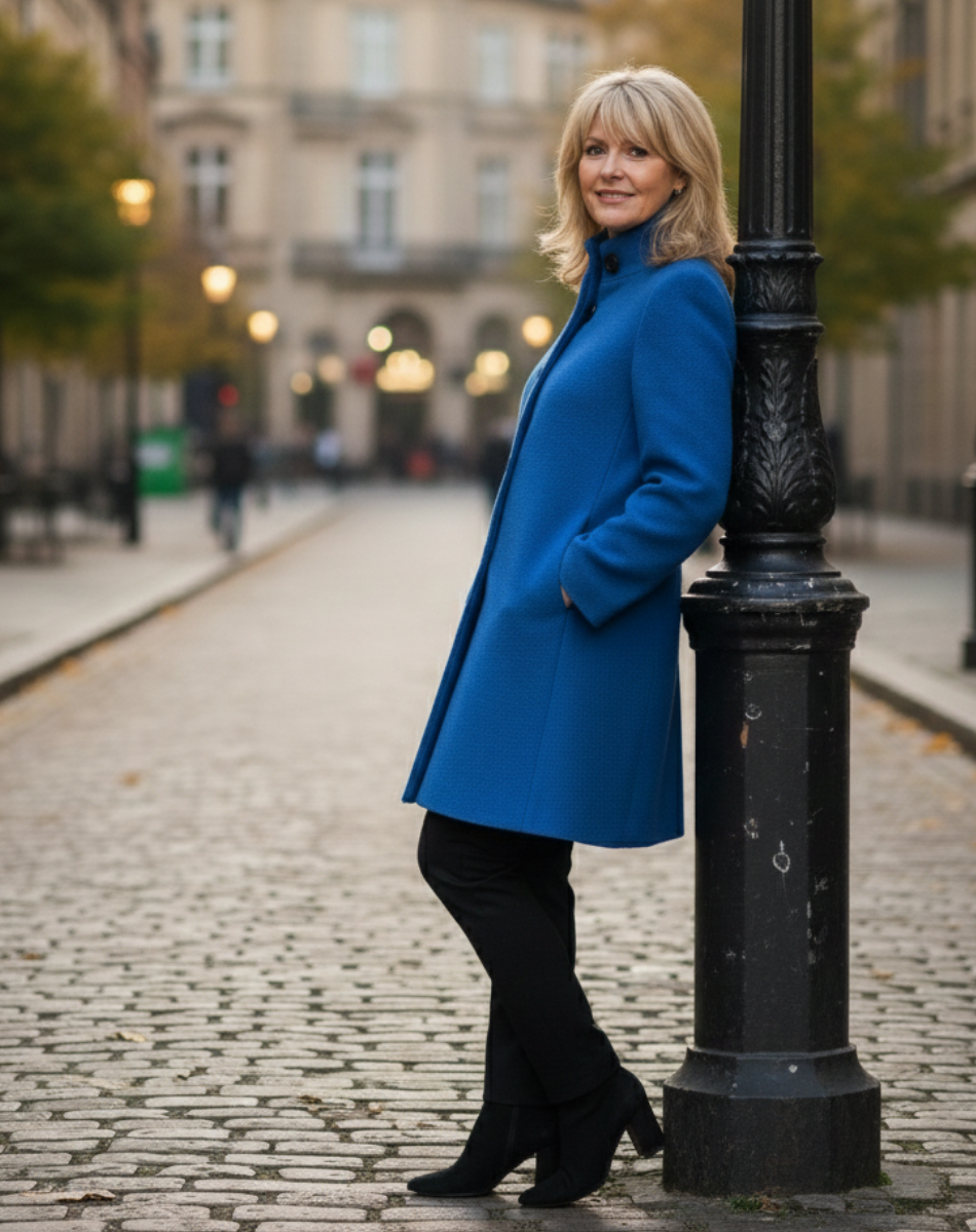 Céleste | Manteau en Laine Classique pour Tous les Jours