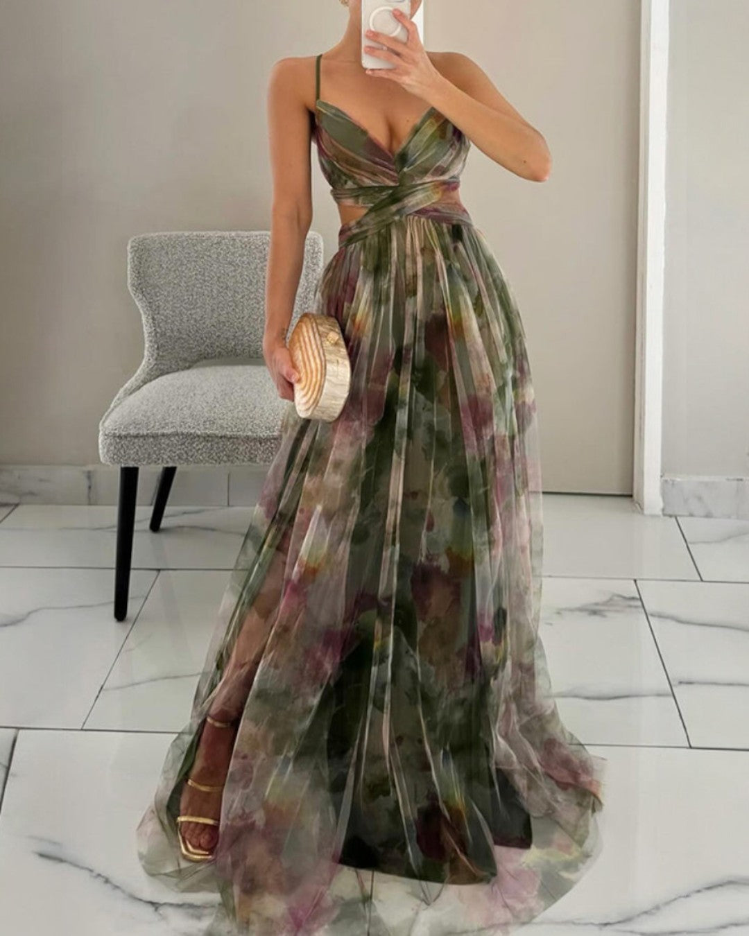 Lefèvre | Robe Maxi Élégance Florale (ÉDITION LIMITÉE!)