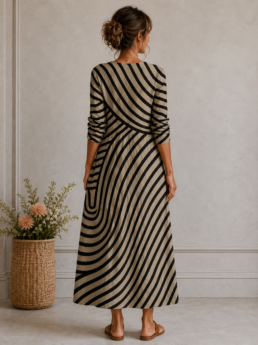 Grace™ - Robe intemporelle dissimulant le ventre