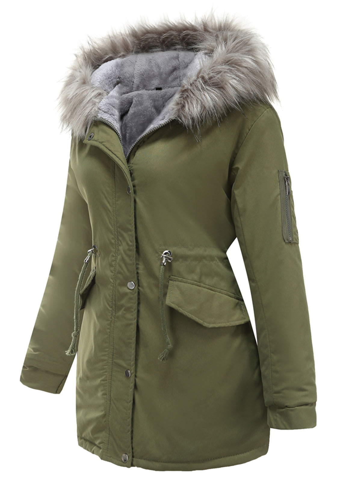 Arielle | Parka d'hiver avec doublure en fourrure douce