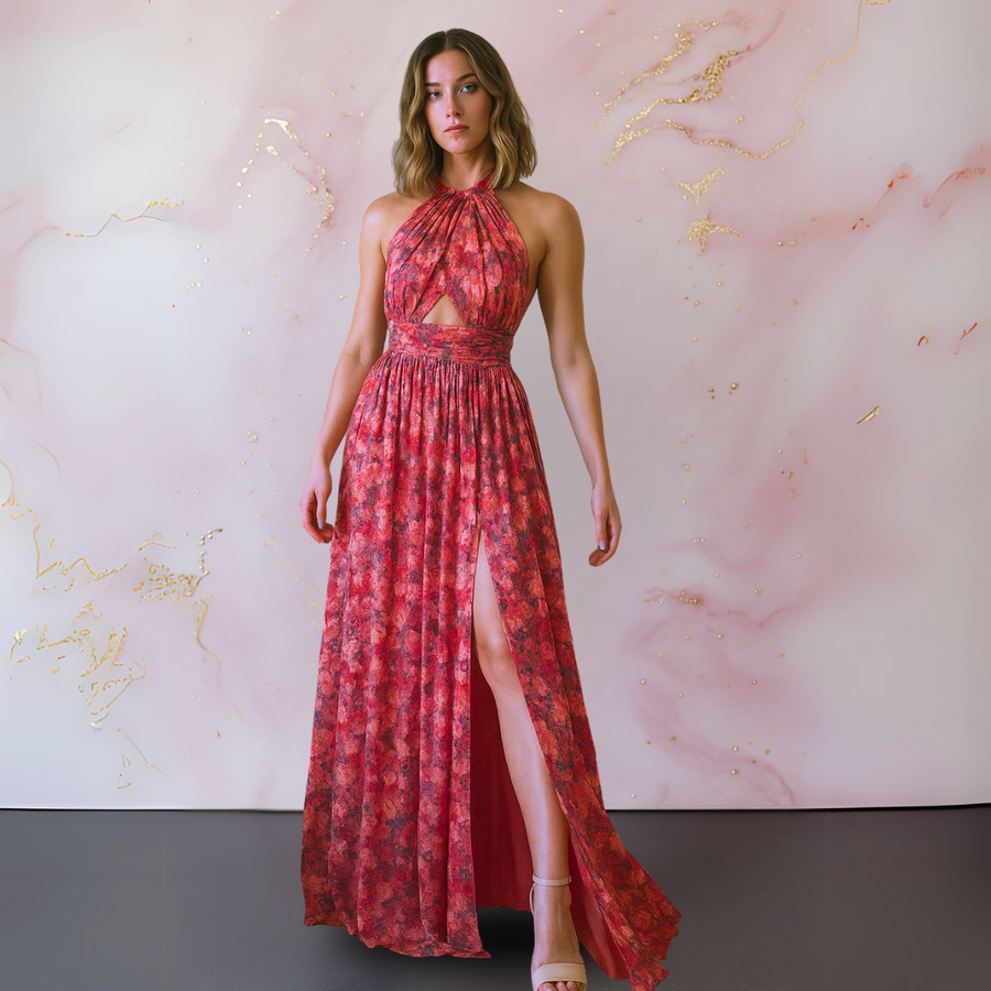 Vera | Robe élégante avec imprimé floral