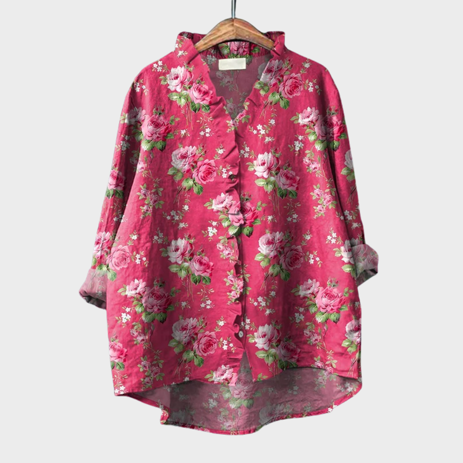 Tara | Elegante Camisa de Verano en Lino