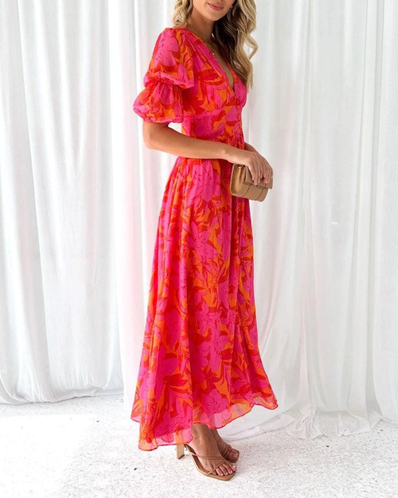 Lefèvre | Robe Maxi Éclat Solaire (ÉDITION LIMITÉE!)