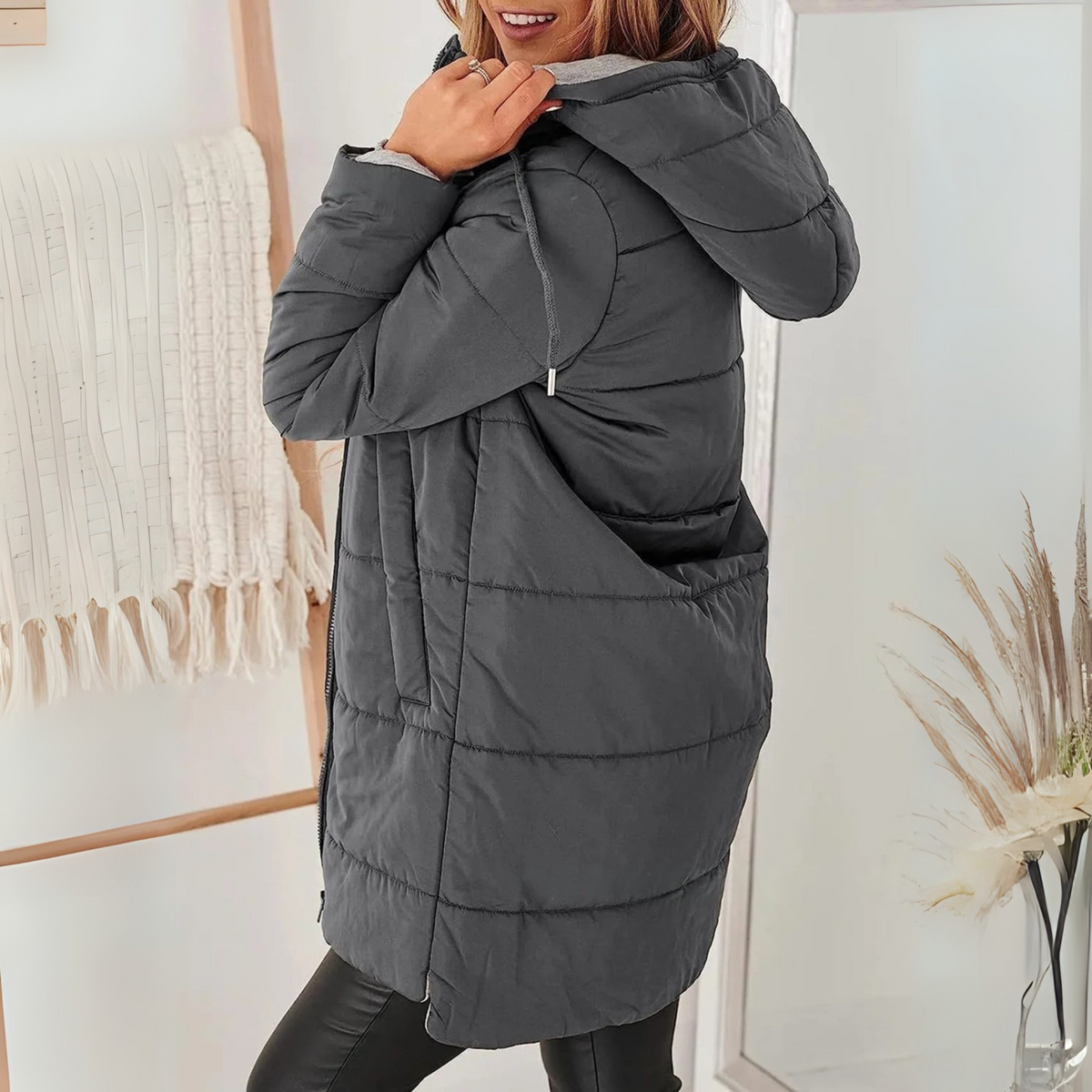 Marcelline | Veste d'hiver légère à capuche