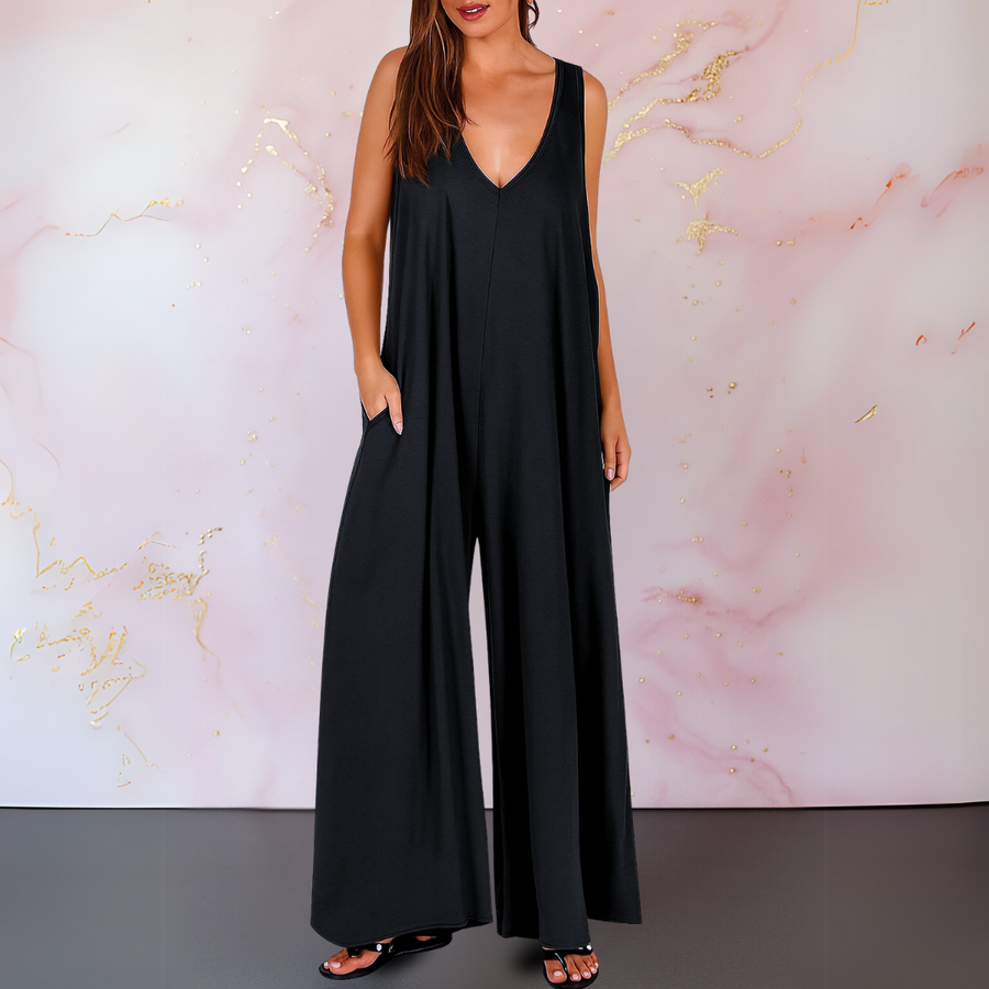 Nella™ Cozy V-Neck Jumpsuit
