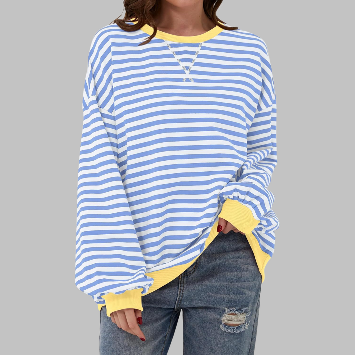 Holly | Pull Rayé