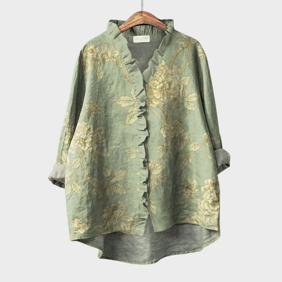Rosalinde | Élégante Blouse d'Été en Lin