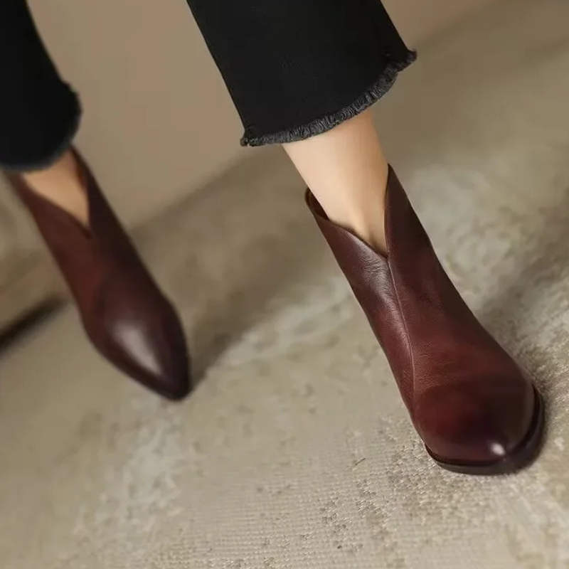 Bottines en Cuir Essentielles