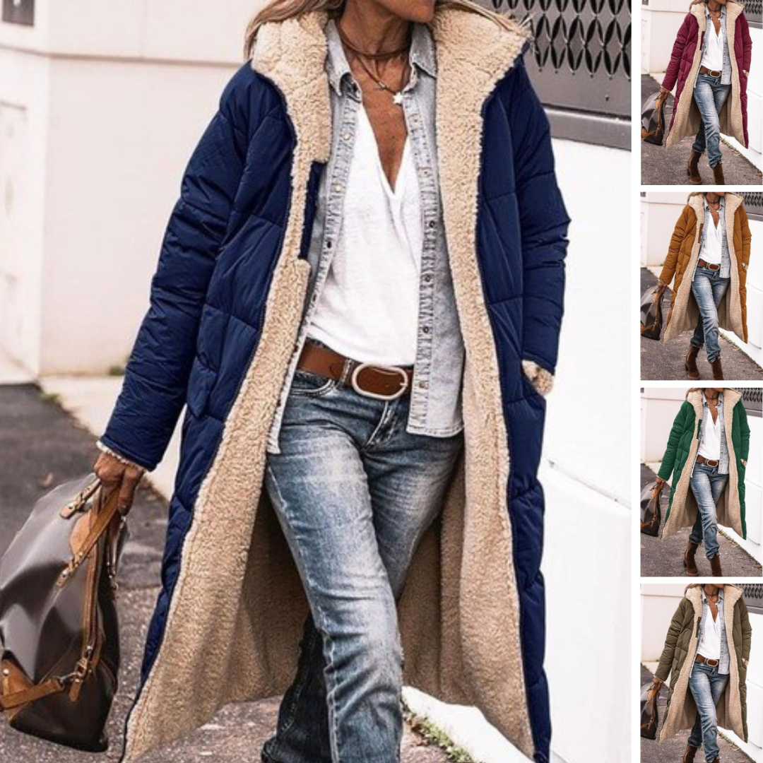 Sophia | Manteau Réversible Élégant et Confortable