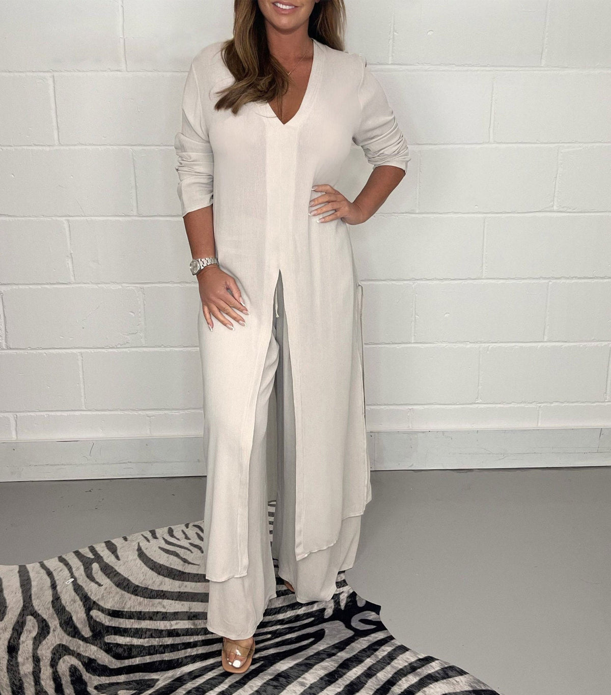 Cherly™ Ensemble Douillet à Deux Pièces
