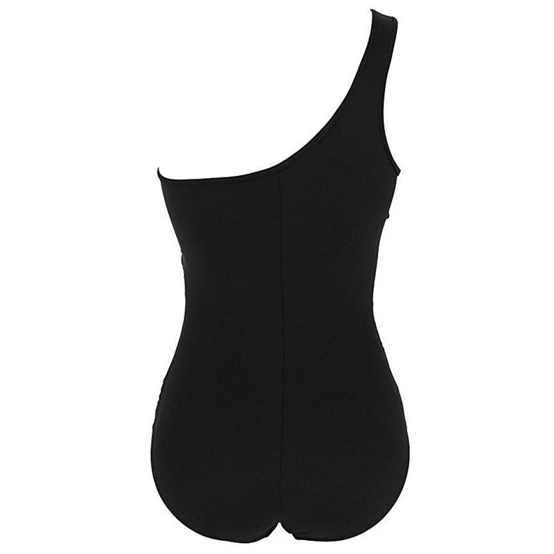 Nayla | Votre Élégant Maillot de Bain à Épaule Unique en Tailles Confortables