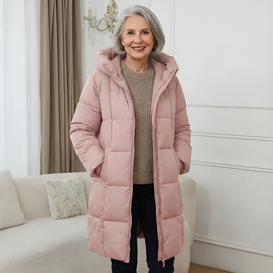 Élancia | Veste Casual en Duvet avec Capuche