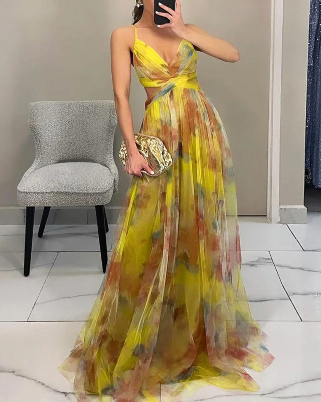 Lefèvre | Robe Maxi Élégance Florale (ÉDITION LIMITÉE!)
