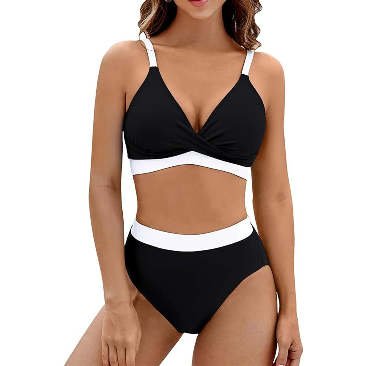 Sarena | Votre bikini sculptant pour l'abdomen avec un élégant décolleté en V
