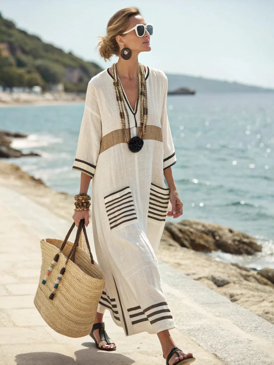 Angela | Robe Maxi d'Été