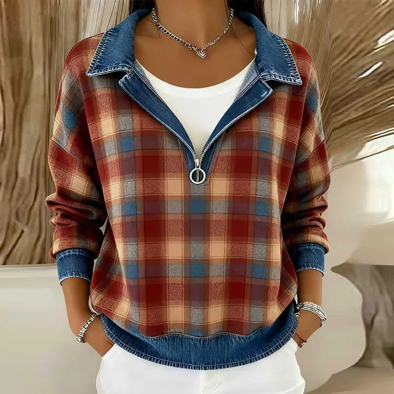 Amélie™ Veste en denim mélangé