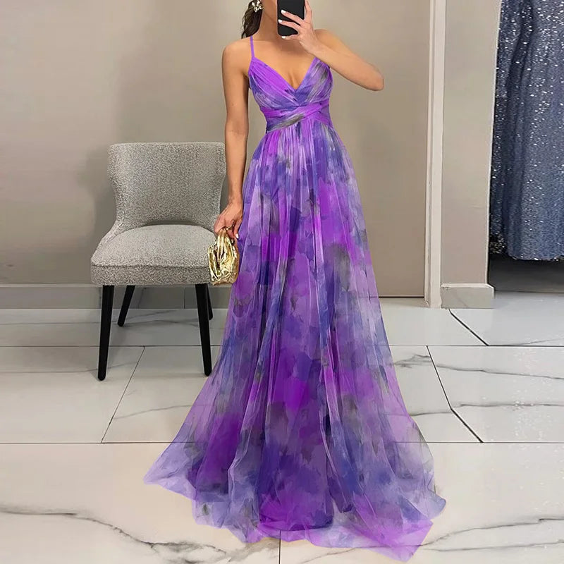 Giselle | Magnifique Maxi-robe avec Imprimé Floral