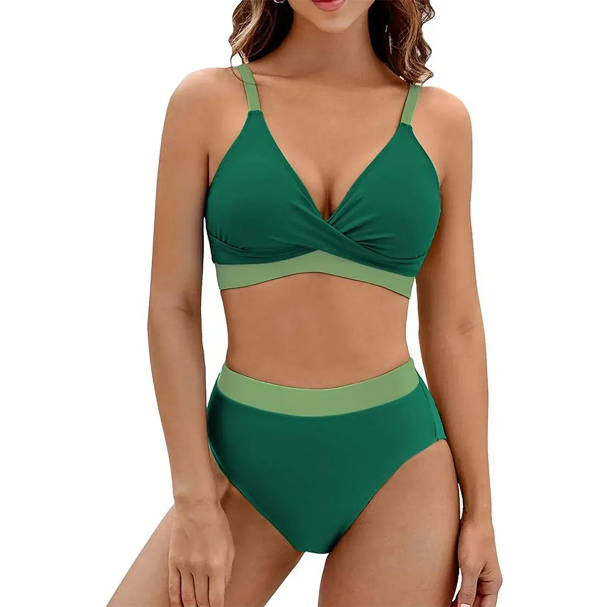 Sarena | Votre bikini sculptant pour l'abdomen avec un élégant décolleté en V