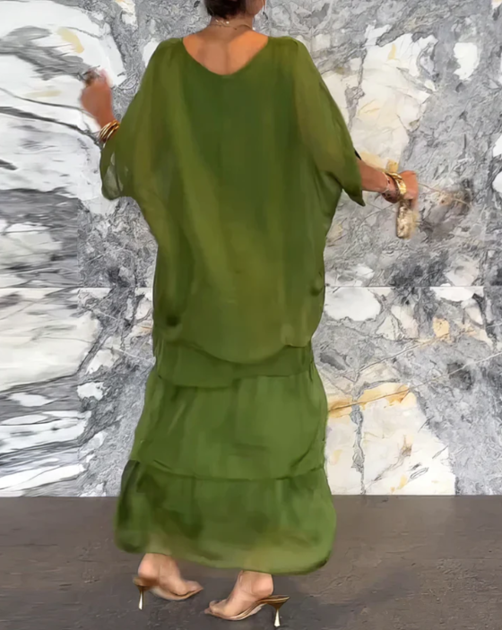Lara | Élégant Robe Maxi Fluide