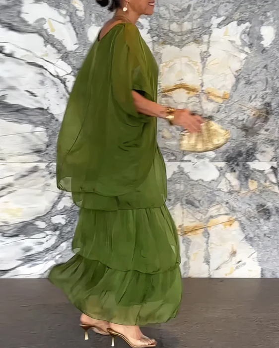 Lara | Élégant Robe Maxi Fluide