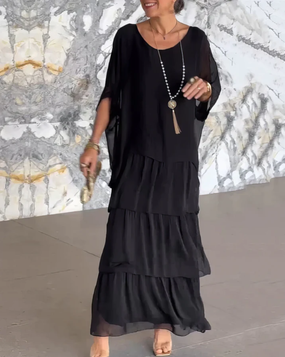 Lara | Élégant Robe Maxi Fluide