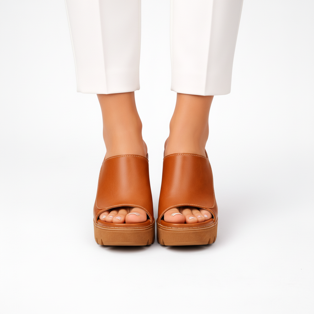 Mizella | Sandales Plateforme Élégantes à Talon Épais